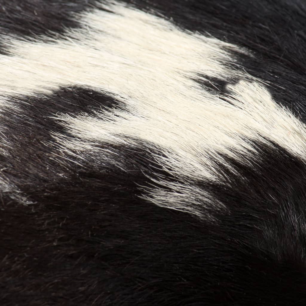 vidaXL Taburet, 40 x 30 x 45 cm, piele naturală de capră
