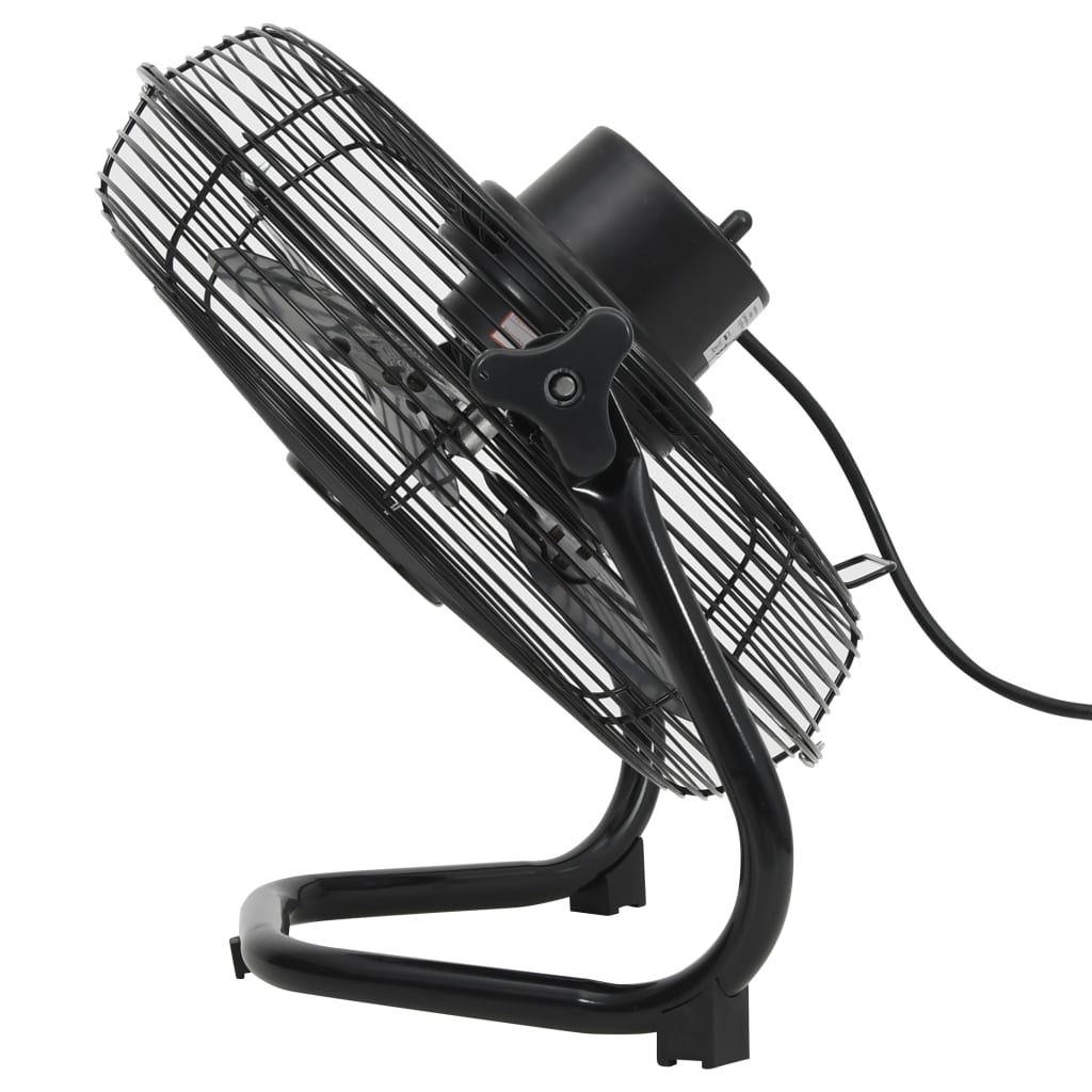 vidaXL Ventilator de podea, 3 viteze, negru, 40 cm, 40 W