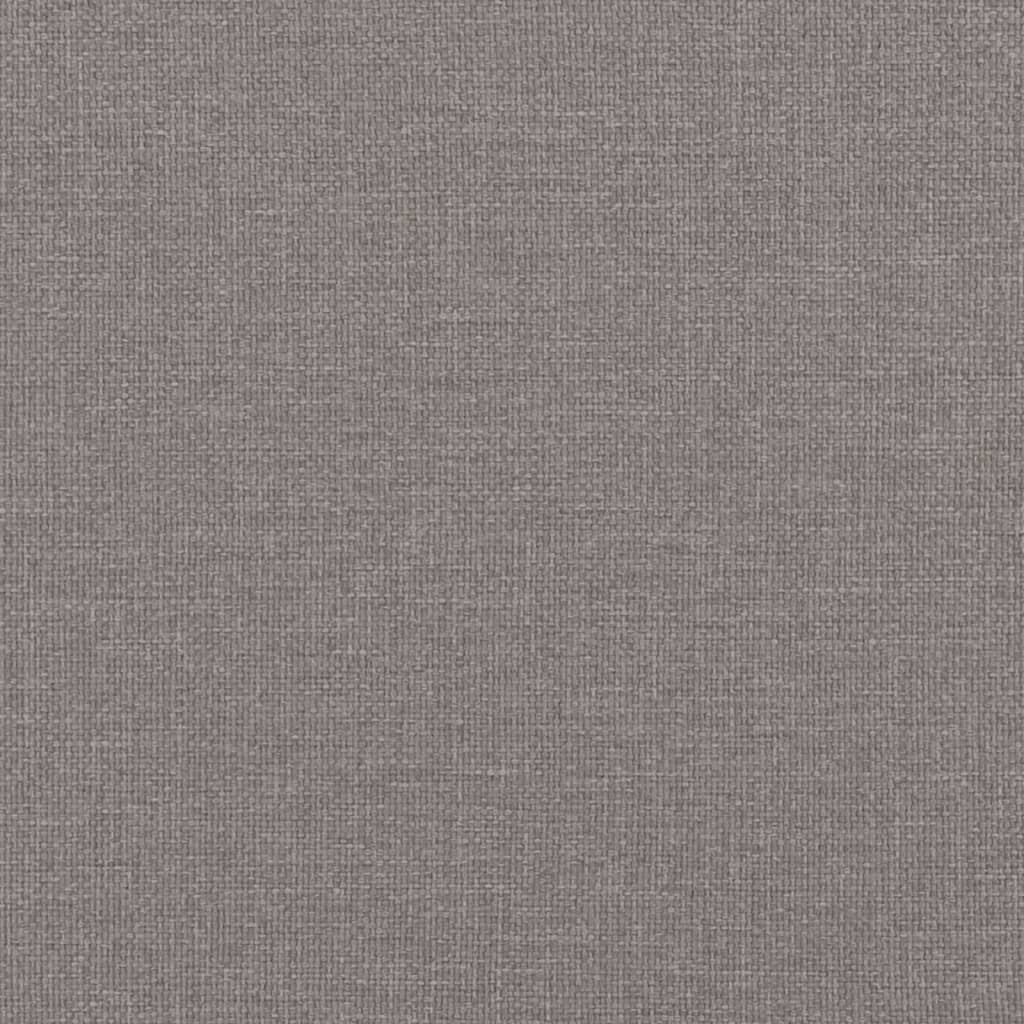 vidaXL Pat de zi cu saltea, gri taupe, 80x200 cm, textil