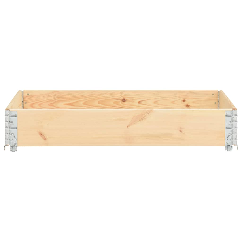 vidaXL Ramă pentru paleți, 80 x 120 cm, lemn masiv de pin