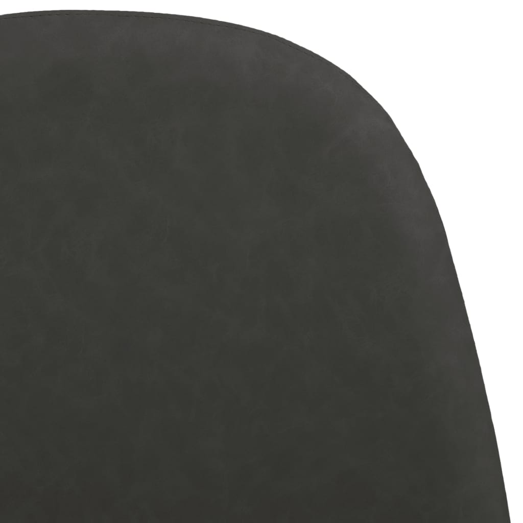 vidaXL Scaune de bucătărie, 2 buc., negru, 45x53,5x83 cm, piele eco