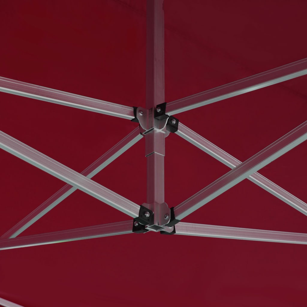 vidaXL Cort de petrecere pliabil profesional roșu vin 4,5x3 m aluminiu