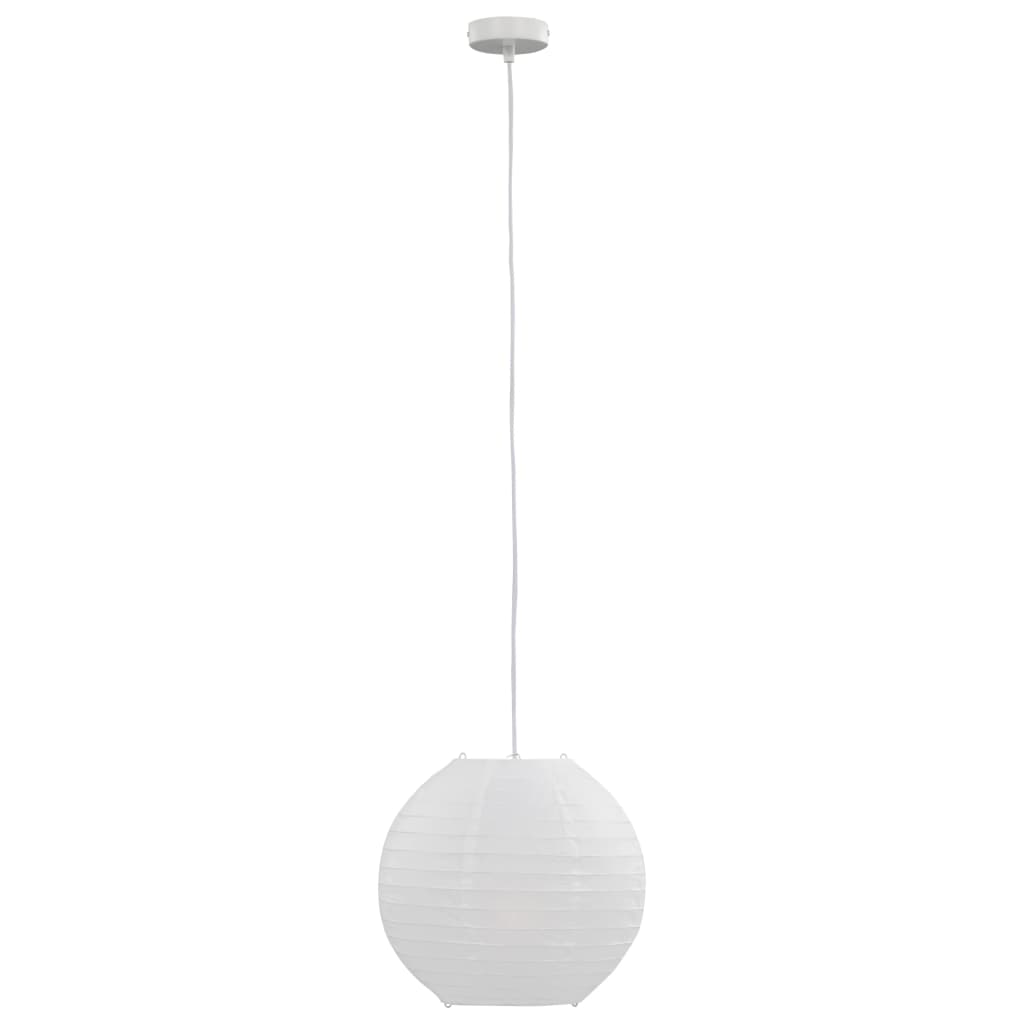 vidaXL Lampă suspendată, alb, Ø30 cm, E27