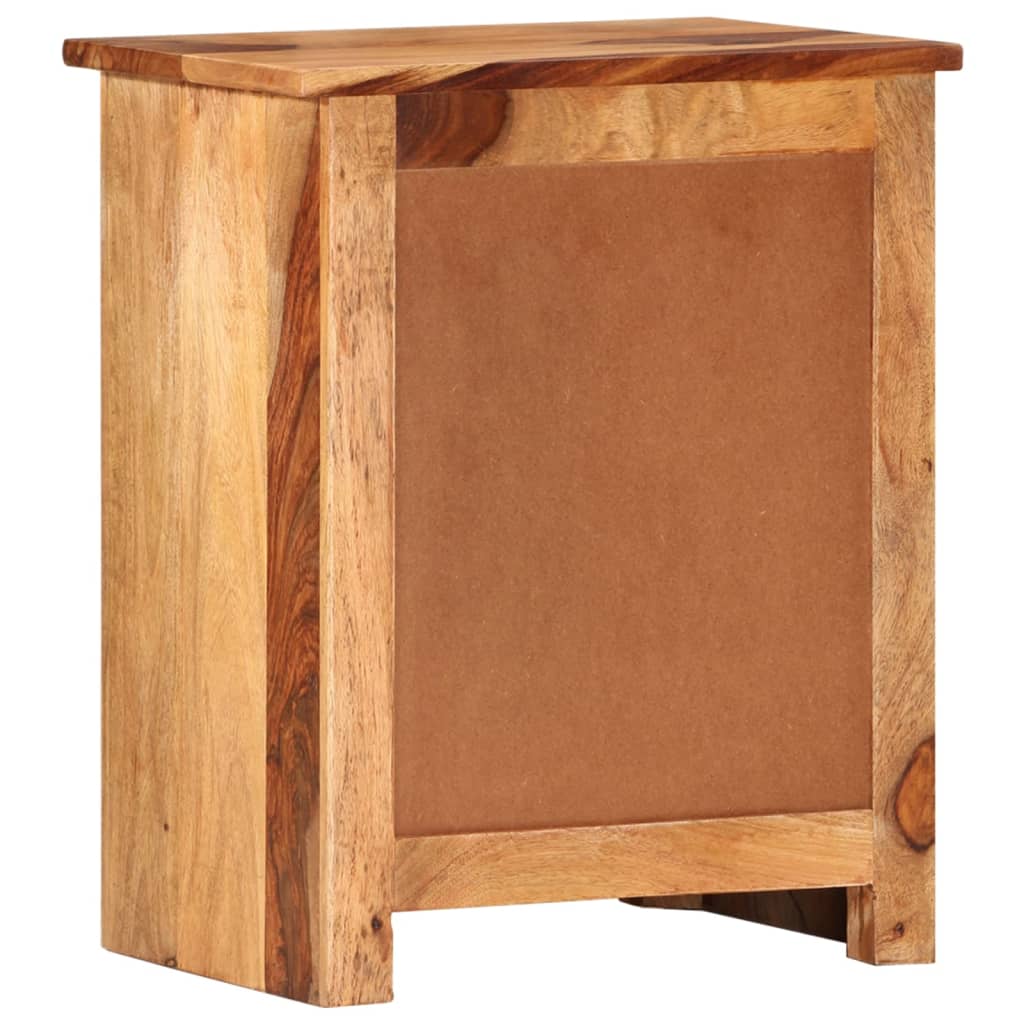 vidaXL Noptieră, 40x30x50 cm, lemn masiv de sheesham