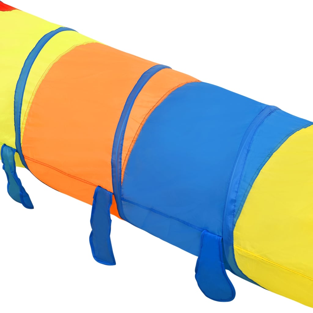 vidaXL Tunel de joacă pentru copii, multicolor, 245 cm, poliester