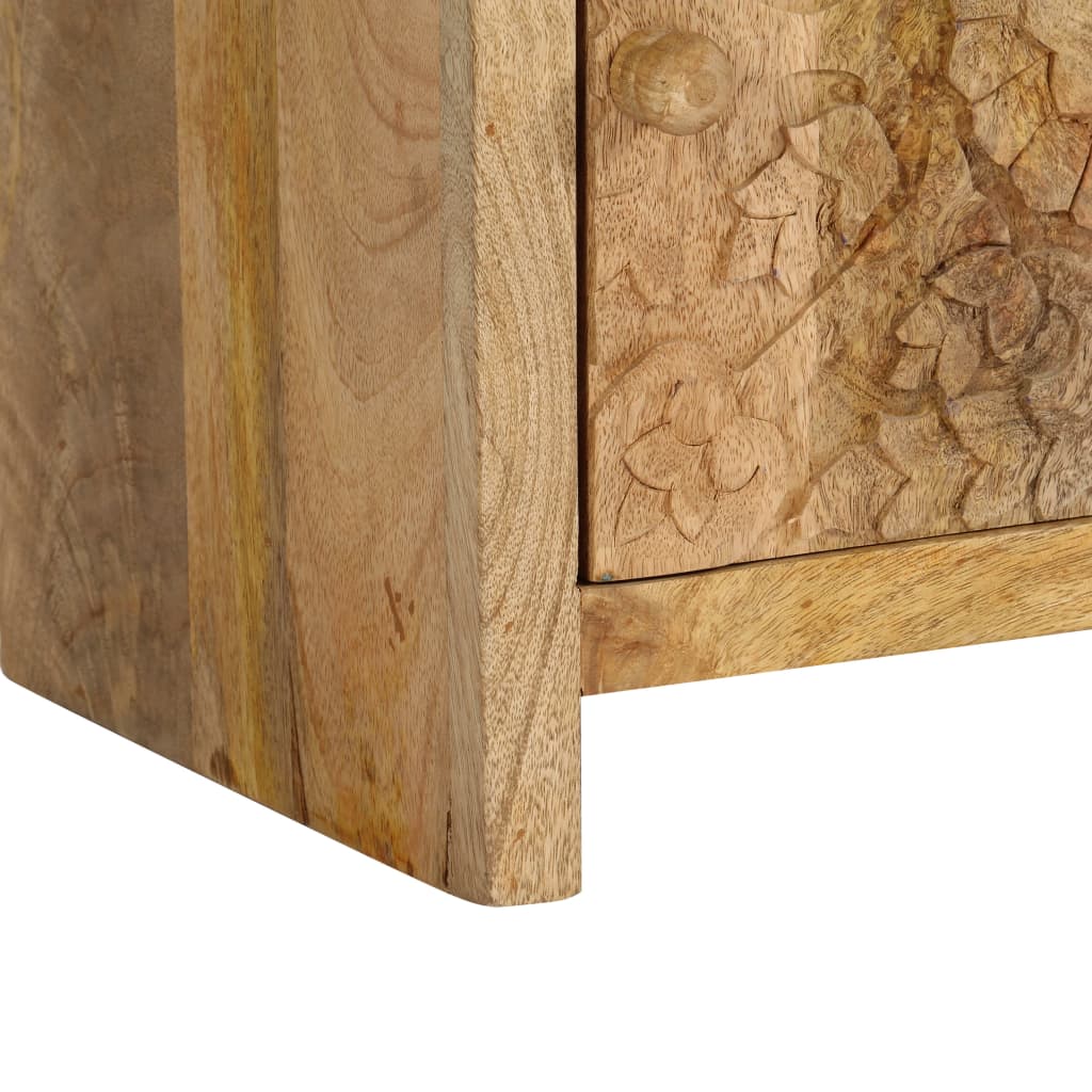 vidaXL Masă noptieră, lemn masiv de mango, 40 x 30 x 50 cm
