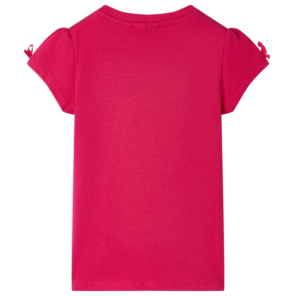 Tricou pentru copii, roz aprins, 92