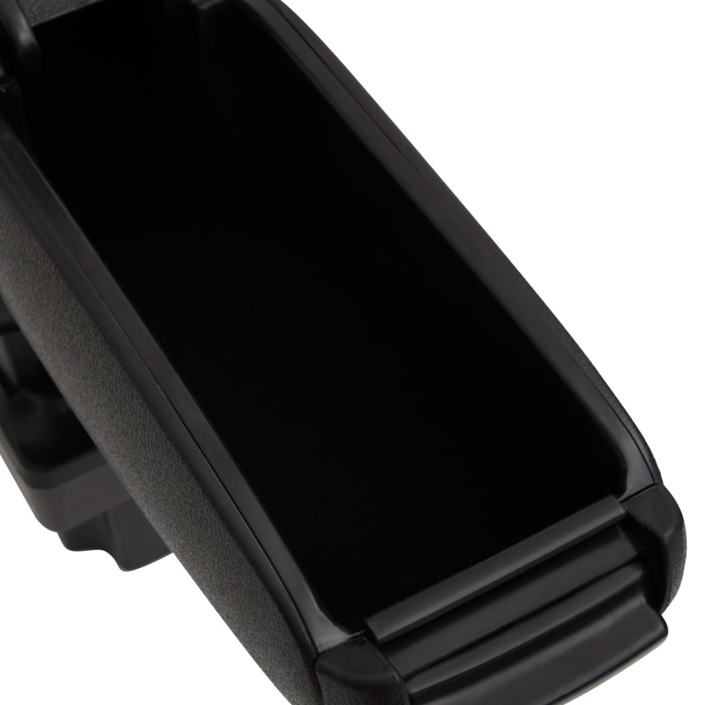 vidaXL Cotieră auto, negru, 11,5x32x(30-50) cm ABS
