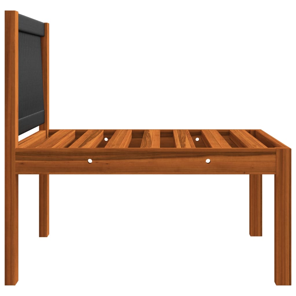vidaXL Set mobilier de grădină cu perne, 2 piese, lemn masiv de acacia
