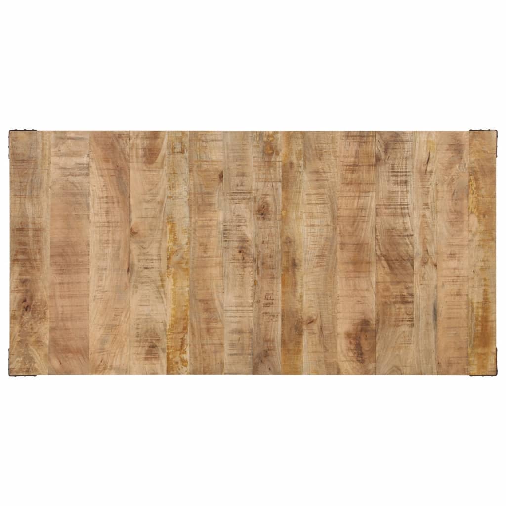 vidaXL Masă de bucătărie, 180x90x75 cm, lemn masiv de mango