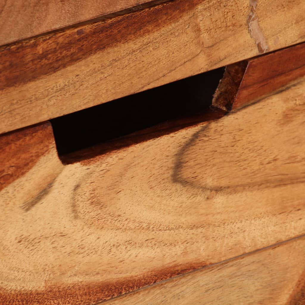 vidaXL Dulap înalt, 40x34x110 cm, lemn masiv de acacia