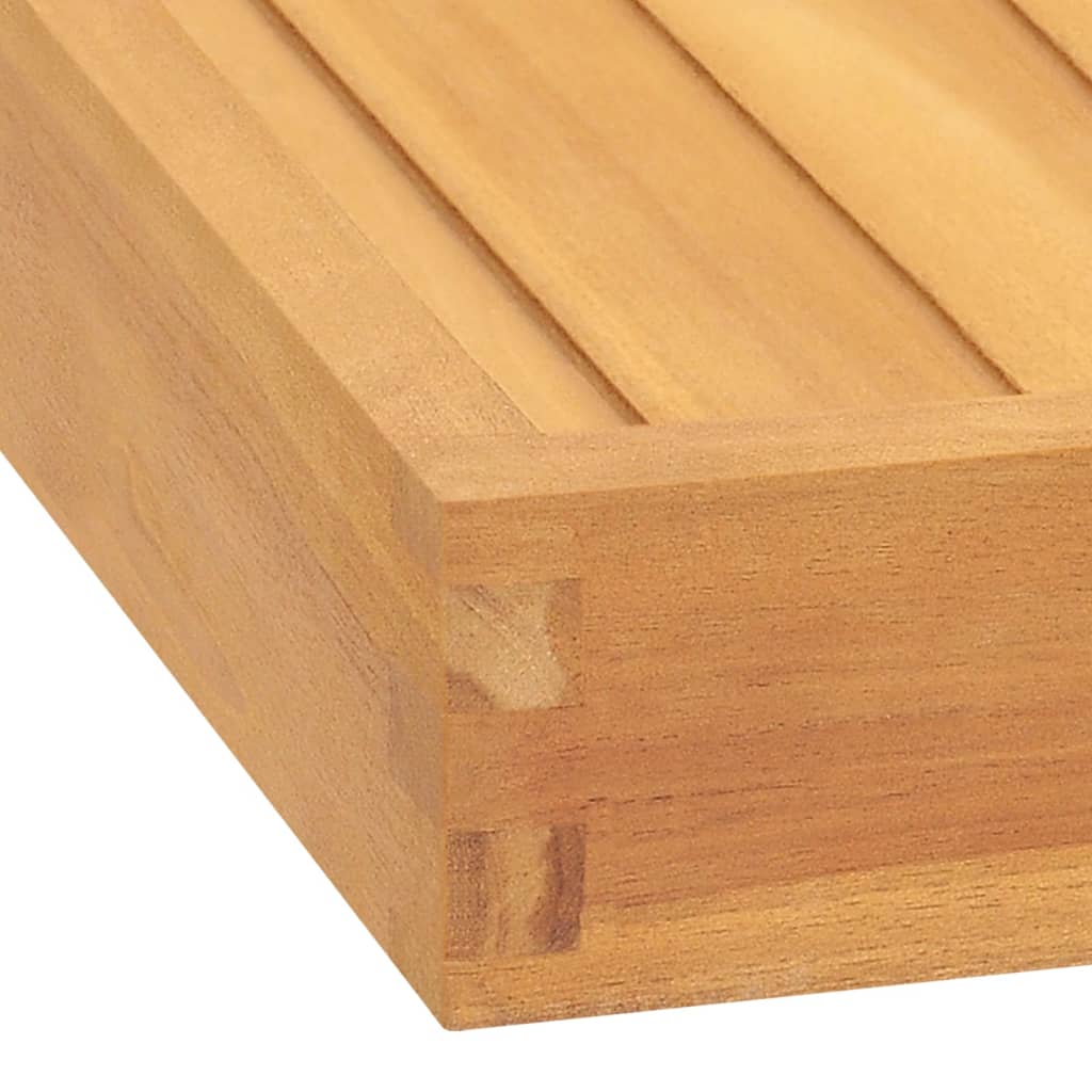 vidaXL Tavă pentru servit, 80x80 cm, lemn masiv de tec