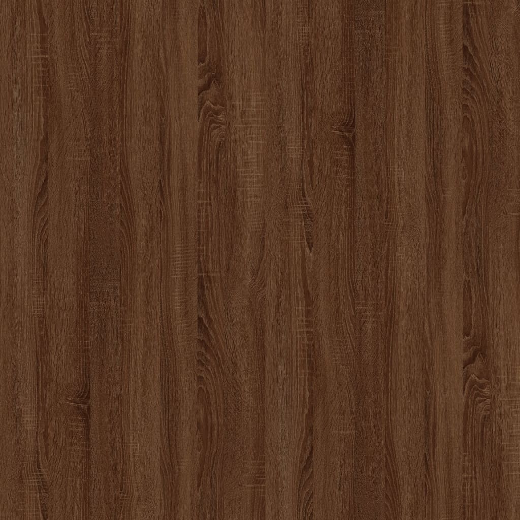 vidaXL Masă laterală, stejar maro, 50x46x35 cm, lemn compozit