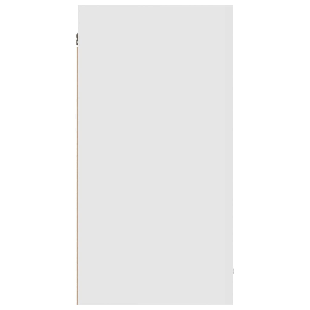 vidaXL Dulap suspendat, alb extralucios, 80 x 31 x 60 cm, PAL