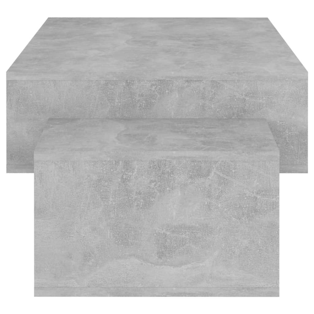 vidaXL Măsuță de cafea, gri beton, 105x55x32 cm, PAL