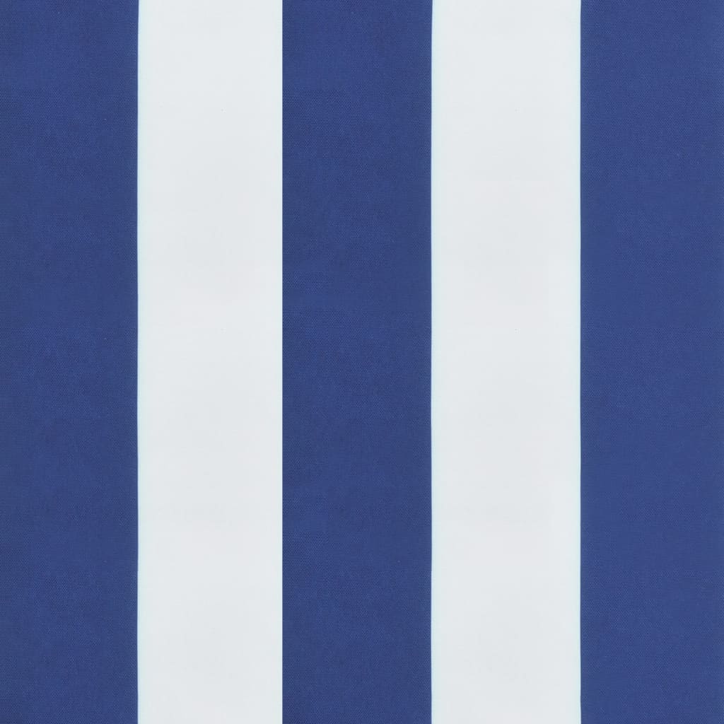 vidaXL Pernă de paleți, dungi albastru/alb, 50x50x12 cm, textil