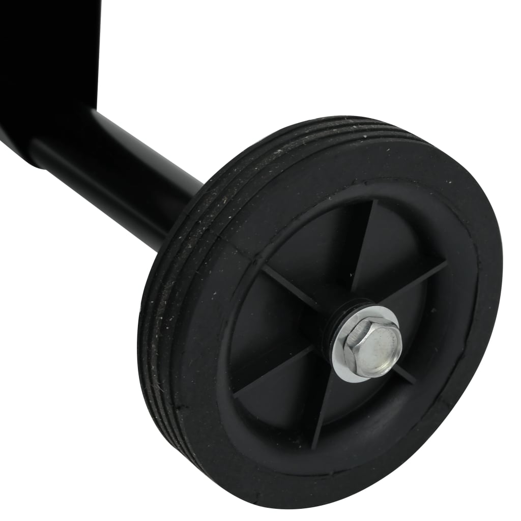 vidaXL Ventilator industrial cu tambur, negru, 77 cm, 240 W