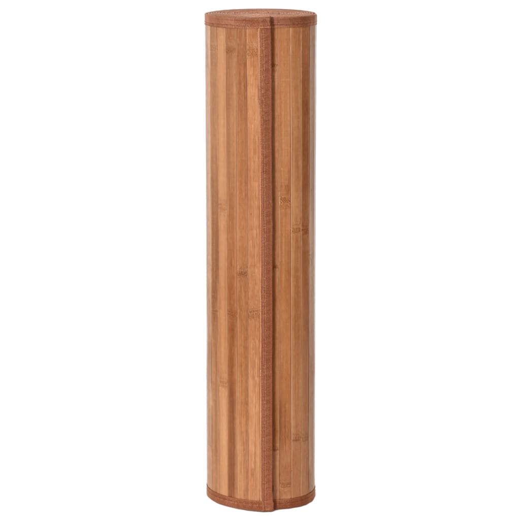 vidaXL Covor dreptunghiular, natural, 80x100 cm, bambus