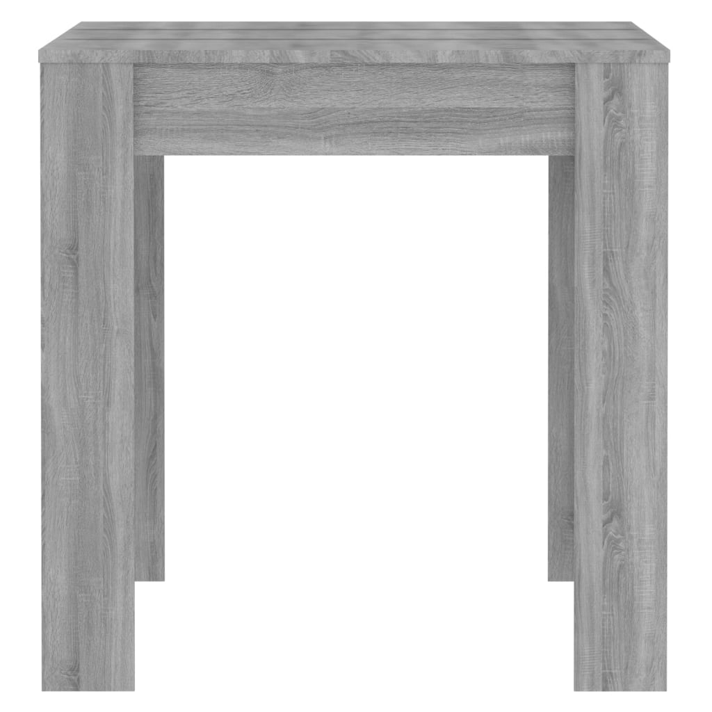 vidaXL Masă de bucătărie, sonoma gri, 140x74,5x76 cm,lemn prelucrat