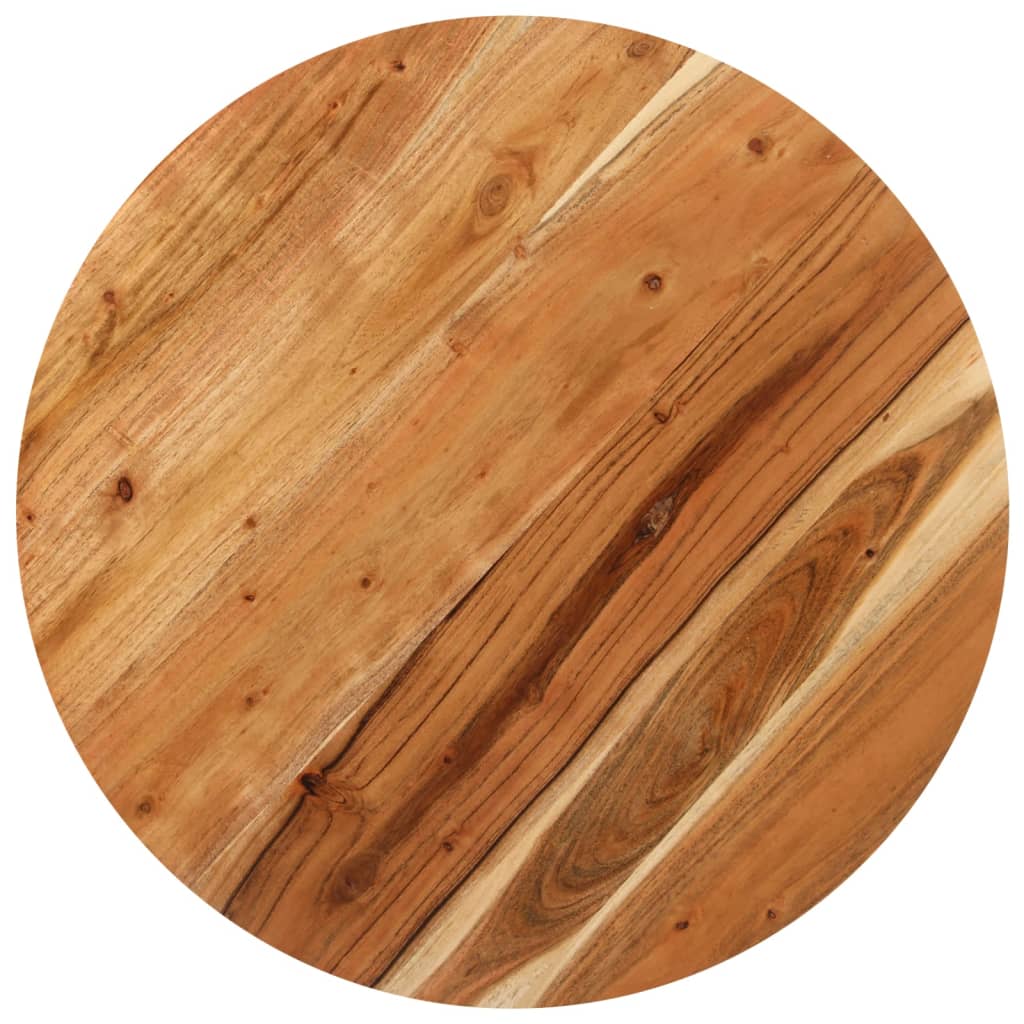 vidaXL Masă de bistro, Ø70x75 cm, lemn masiv de acacia, rotundă