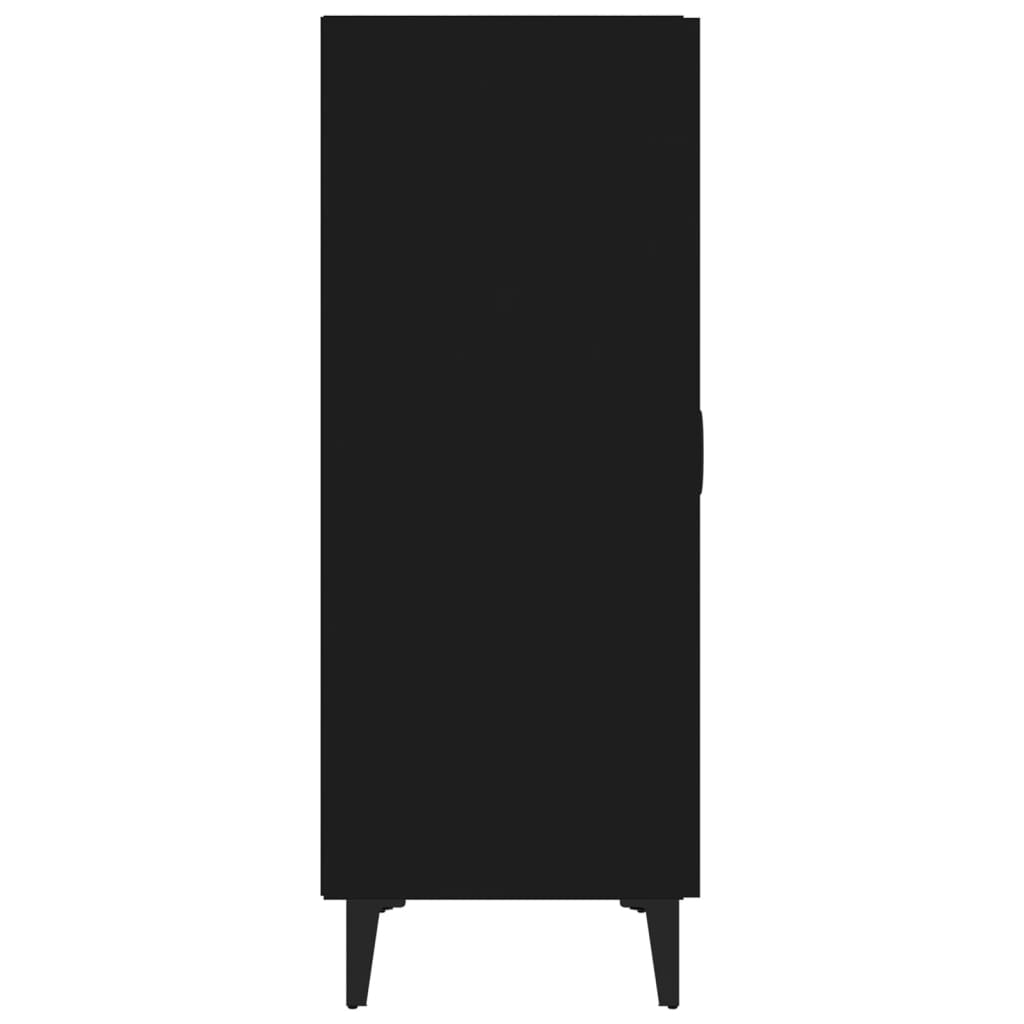 vidaXL Servantă, negru, 70x34x90 cm, lemn prelucrat