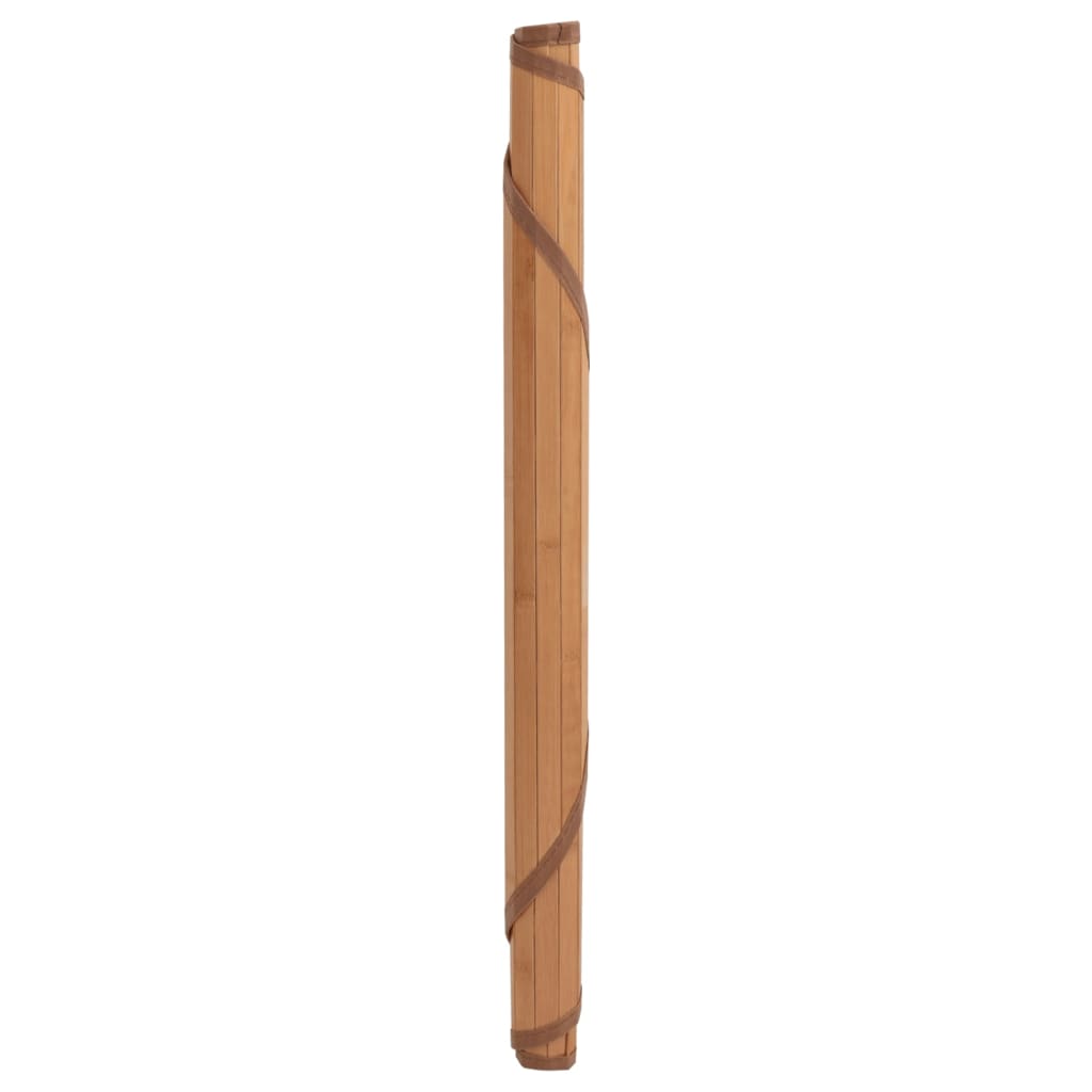 vidaXL Covor rotund, natural, 60 cm, bambus