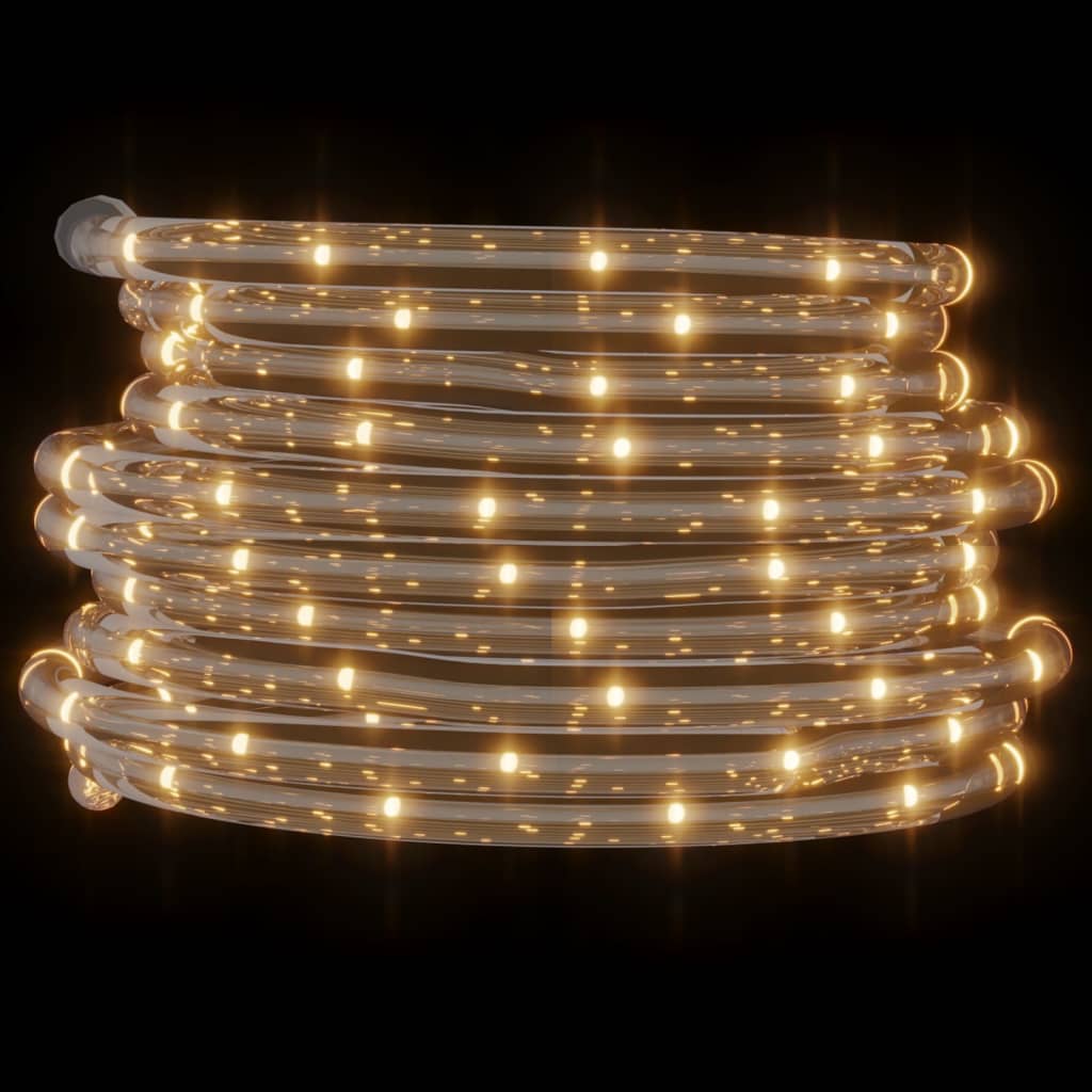 vidaXL Cablu luminos cu 120 LED-uri, alb cald, 5 m, PVC
