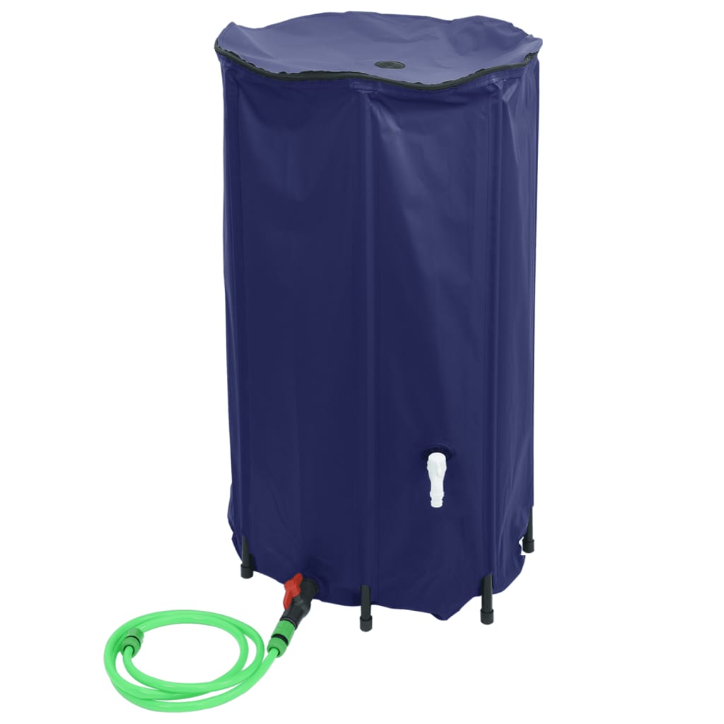 vidaXL Rezervor de apă cu robinet, pliabil, 250 L, PVC