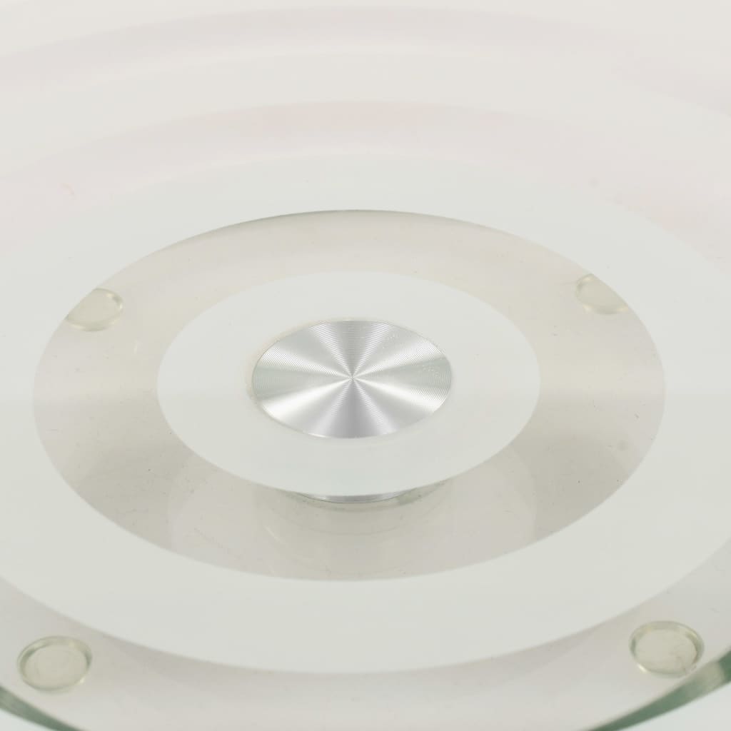 vidaXL Platouri rotative 2 buc. transparent, 30 cm, sticlă securizată