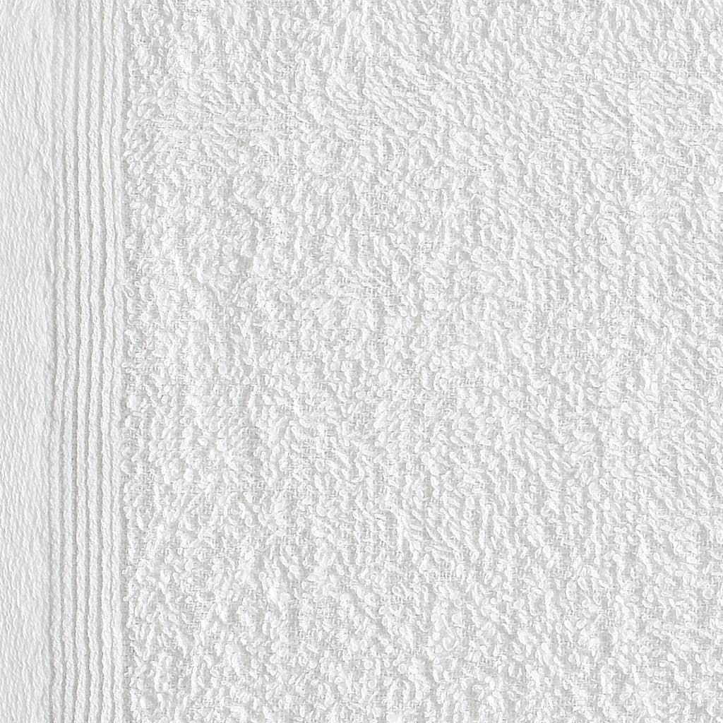 vidaXL Prosoape oaspeți, 50 buc., alb, 30 x 50 cm, bumbac, 350 gsm