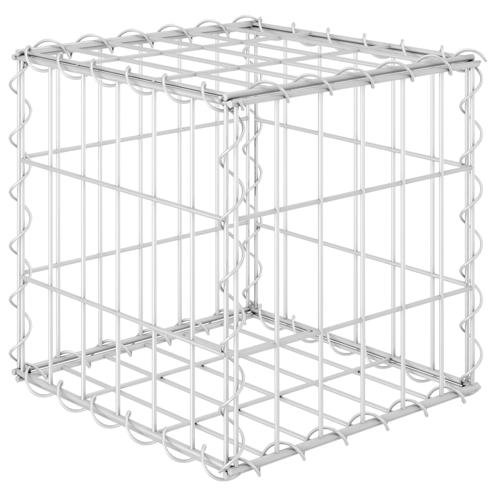 vidaXL Gabion cub strat înălțat, 30 x 30 x 30 cm, sârmă de oțel