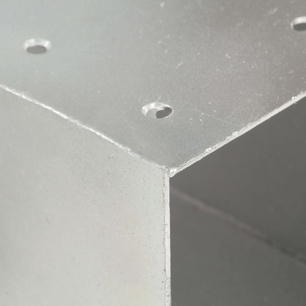 vidaXL Conector de grindă, formă X, 71 x 71 mm, metal galvanizat