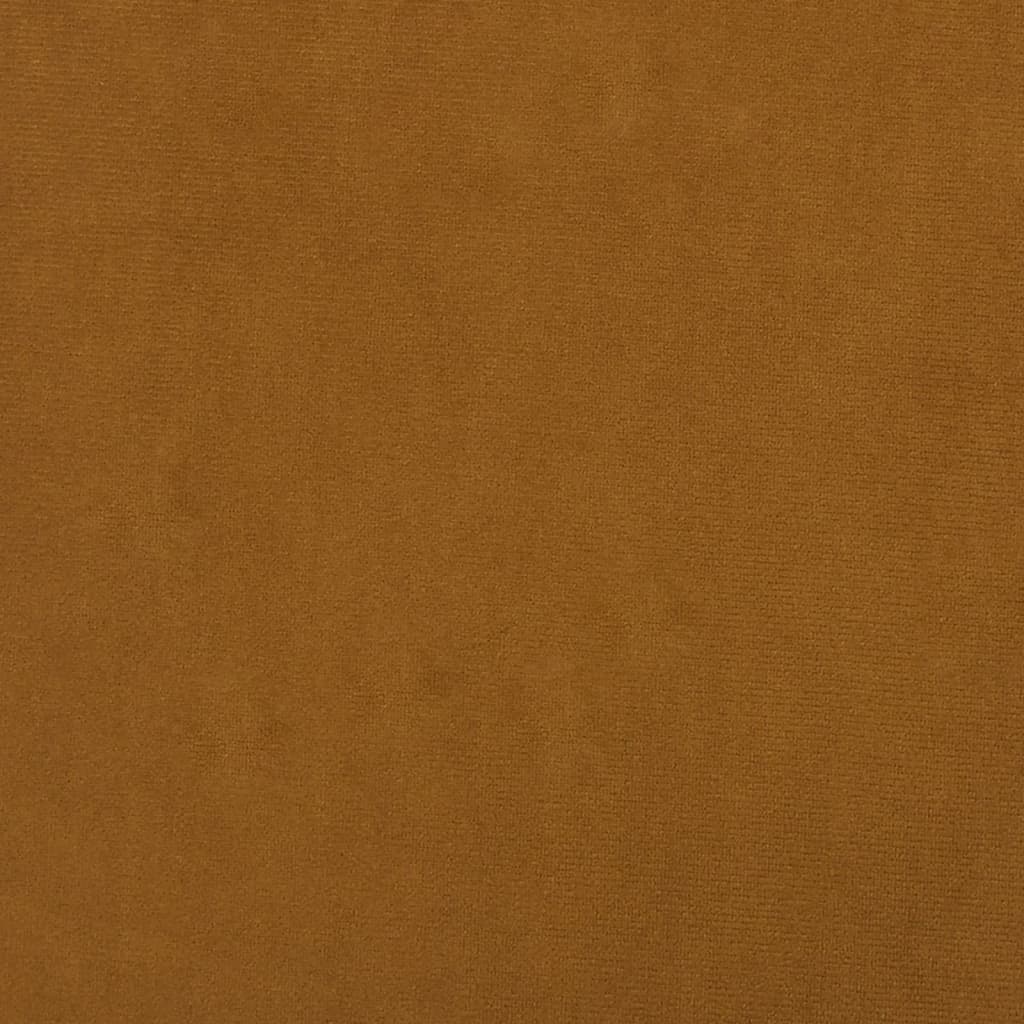 vidaXL Taburet, maro, 78x56x32 cm, catifea
