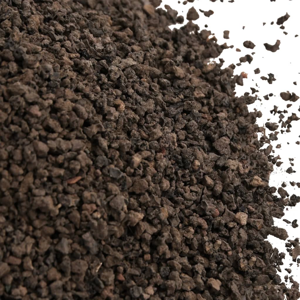 vidaXL Pietriș de bazalt, 10 kg, negru, 1-3 mm