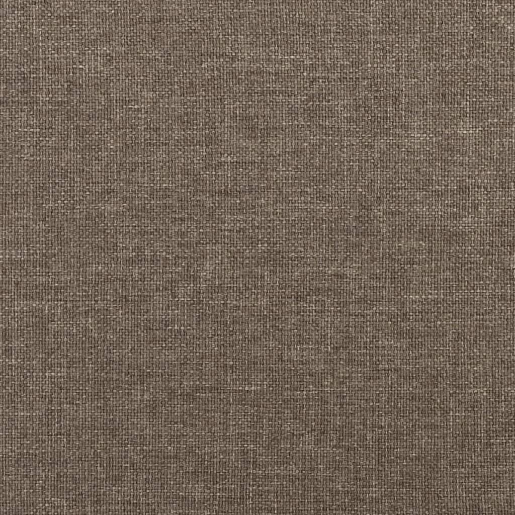 vidaXL Bancă, gri taupe, 100x35x41 cm, textil