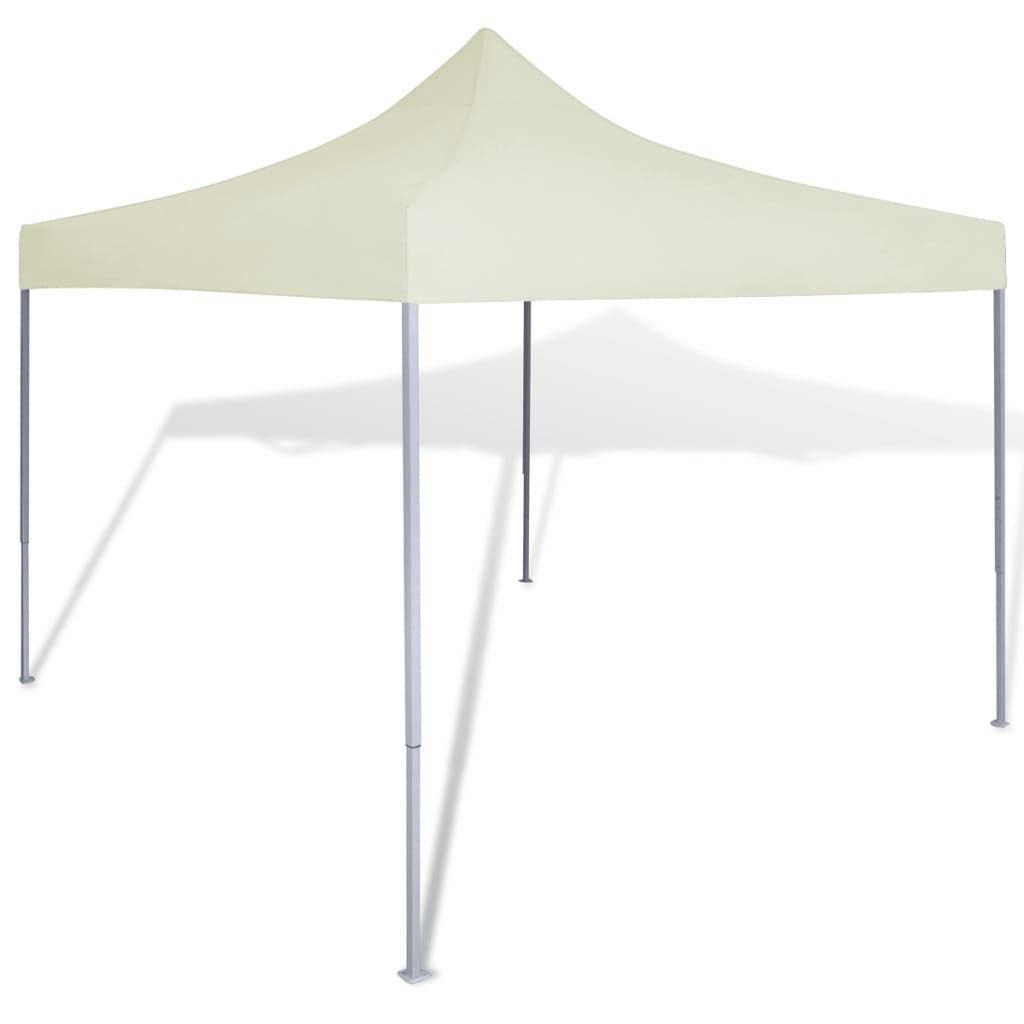 41463 vidaXL Cream Foldable Tent 3 x 3 m