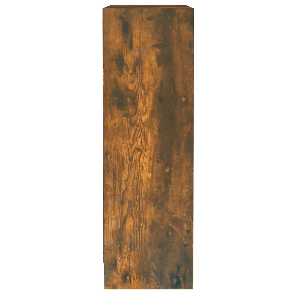 vidaXL Bibliotecă, stejar fumuriu, 60x24x76 cm, lemn prelucrat