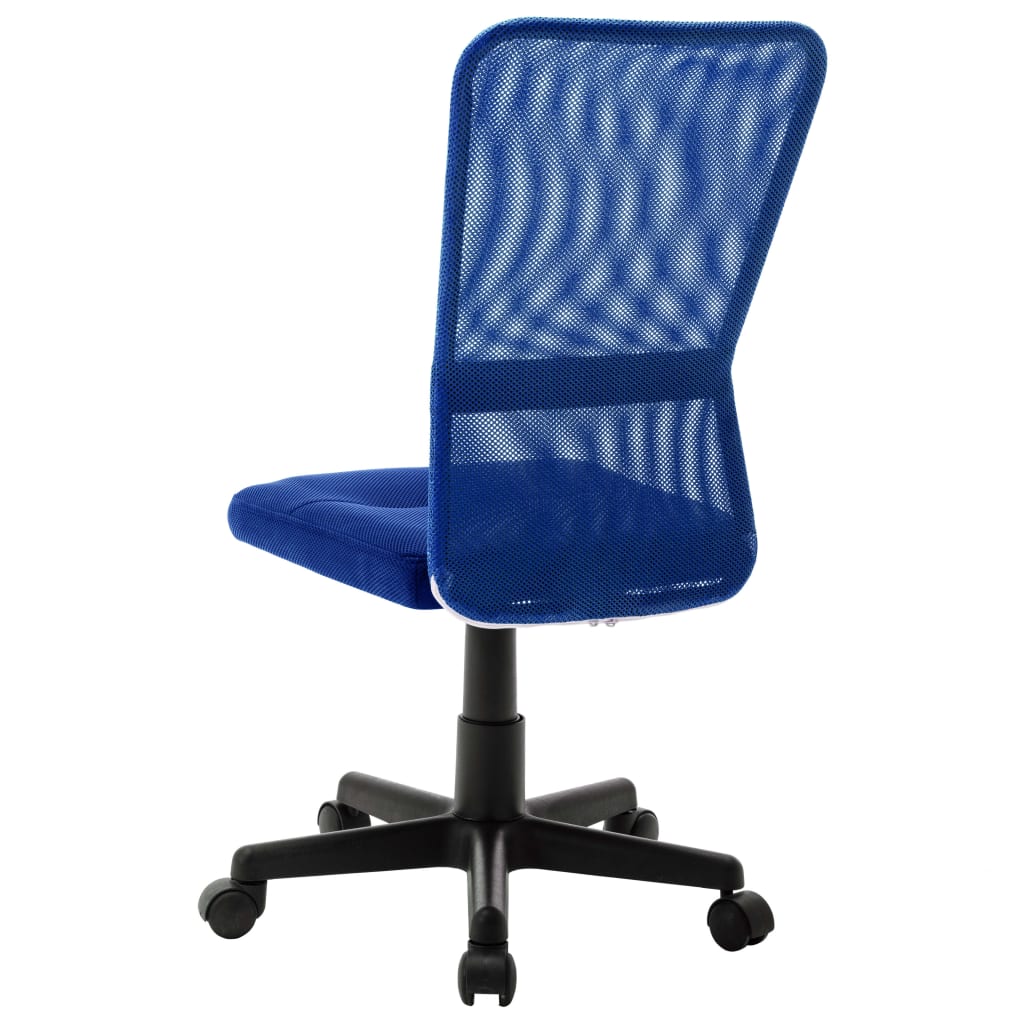 vidaXL Scaun de birou, albastru, 44x52x100 cm, plasă textilă
