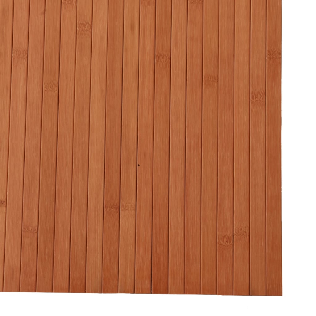 vidaXL Covor dreptunghiular, maro, 80x400 cm, bambus