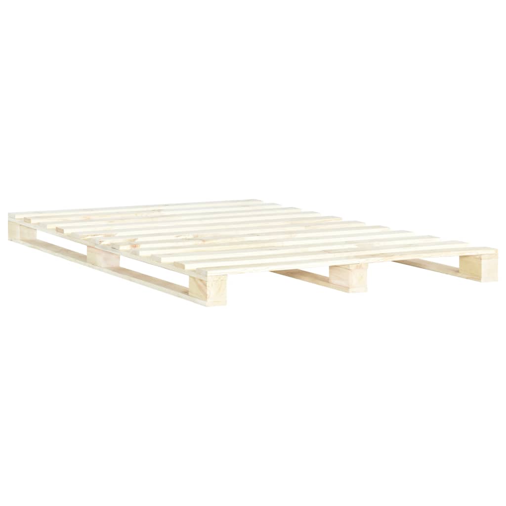 vidaXL Cadru de pat din paleți, 160 x 200 cm, lemn masiv de pin