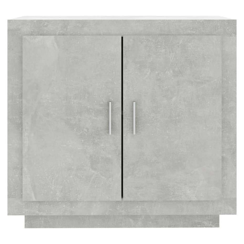 vidaXL Dulap, gri beton, 80x40x75 cm, lemn prelucrat