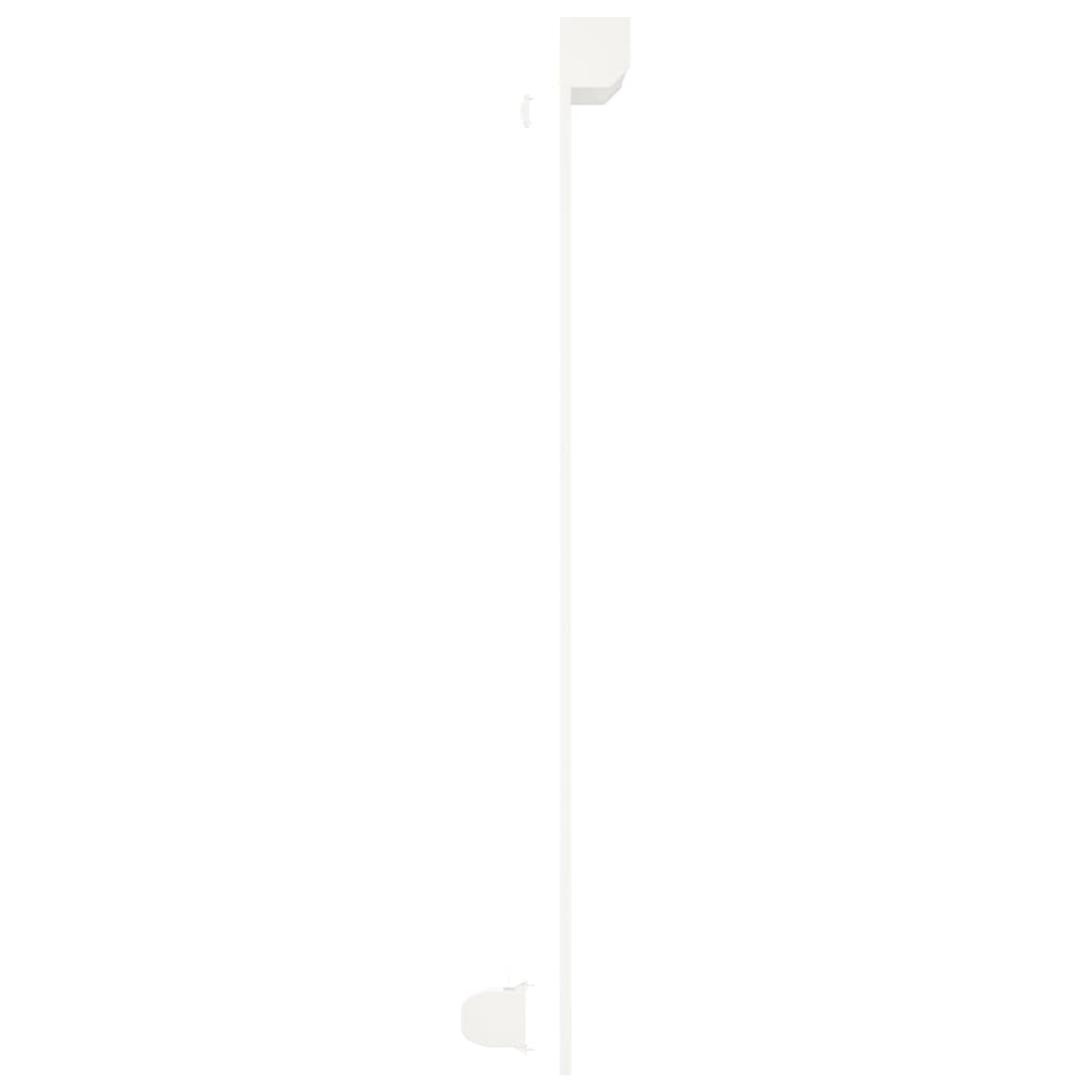 vidaXL Oblon rulant, alb, 100 x 210 cm, aluminiu