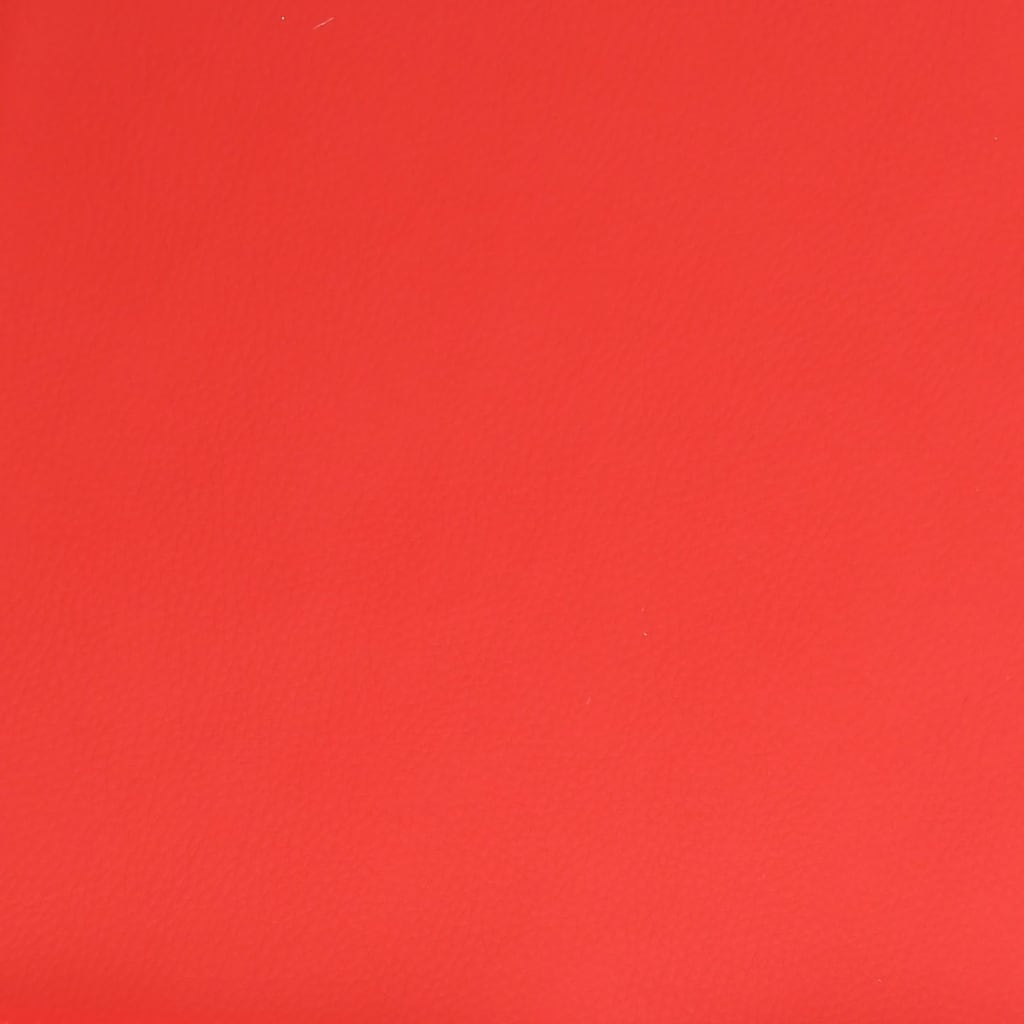 vidaXL Scaune de masă pivotante, 2 buc., roșu și alb piele ecologică
