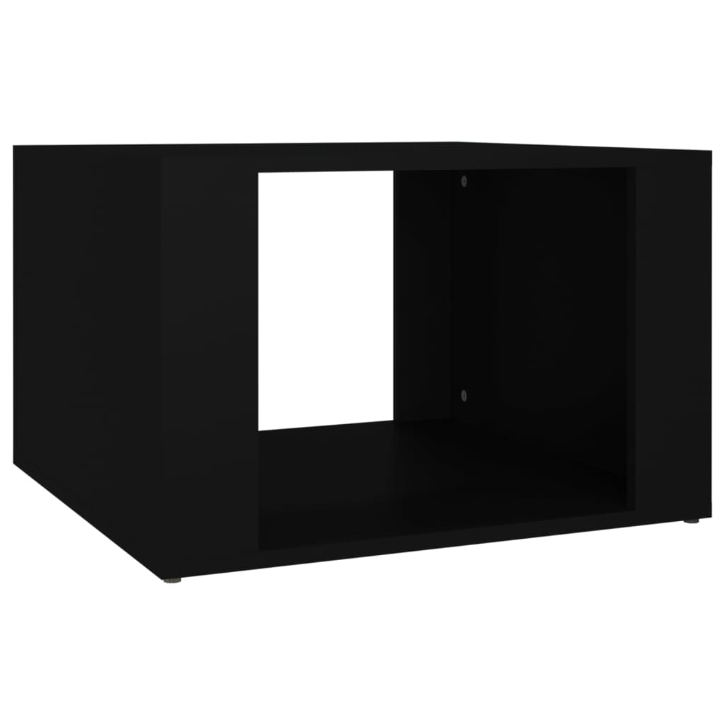 vidaXL Noptieră, negru, 57x55x36 cm, lemn compozit