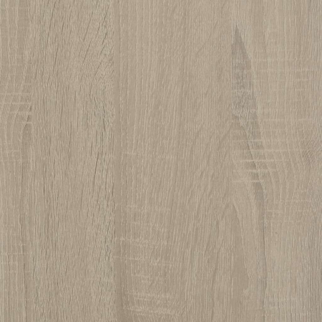 vidaXL Pantofar, alb și stejar Sonoma, 54x34x183 cm, PAL