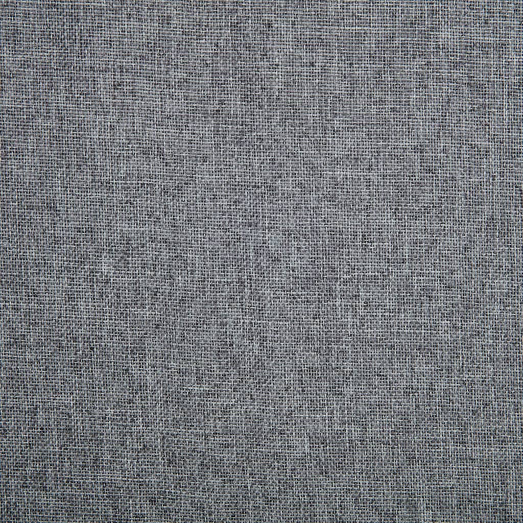 vidaXL Scaun de sufragerie pivotant, gri deschis, material textil