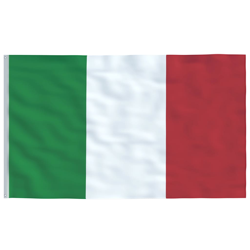 vidaXL Steag Italia și stâlp din aluminiu, 4 m