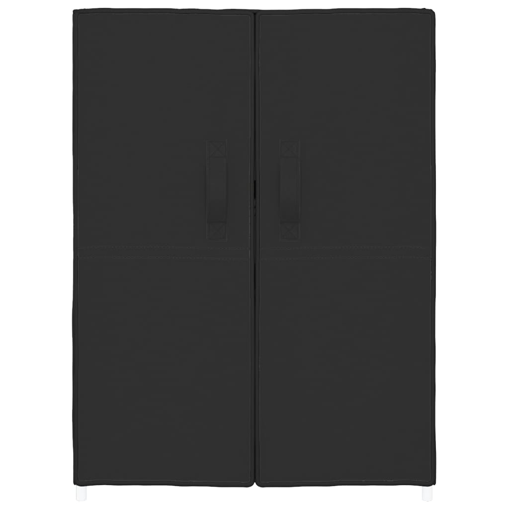 vidaXL Pantofar, negru, 60x28x90 cm, material textil
