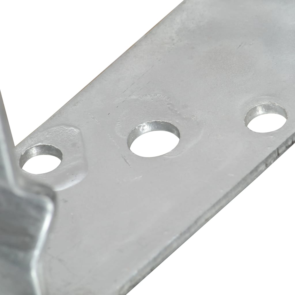 vidaXL Ancore de gard, 6 buc., argintiu, 9x6x15 cm, oțel galvanizat