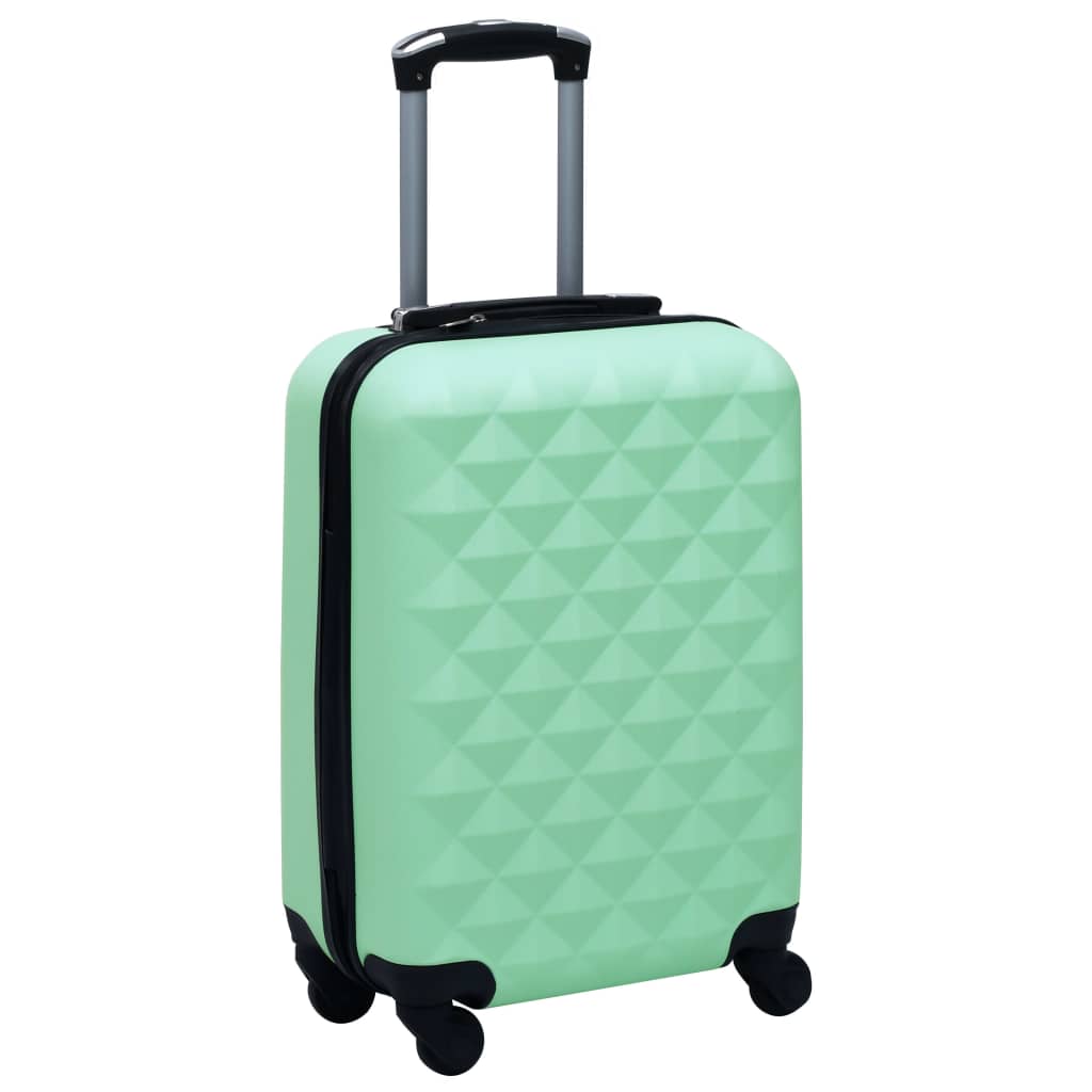 vidaXL Set de valize cu carcasă rigidă, 2 piese, verde mentă, ABS